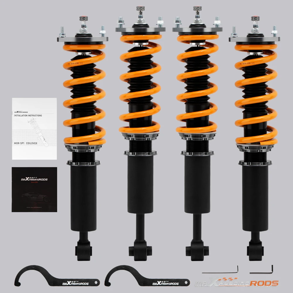 

MaXpeedingrods Coilover 24-Step Damper Suspension For For LEXUS IS300 2000-2005 Adjustable Damper Coilovers Shock Absorber