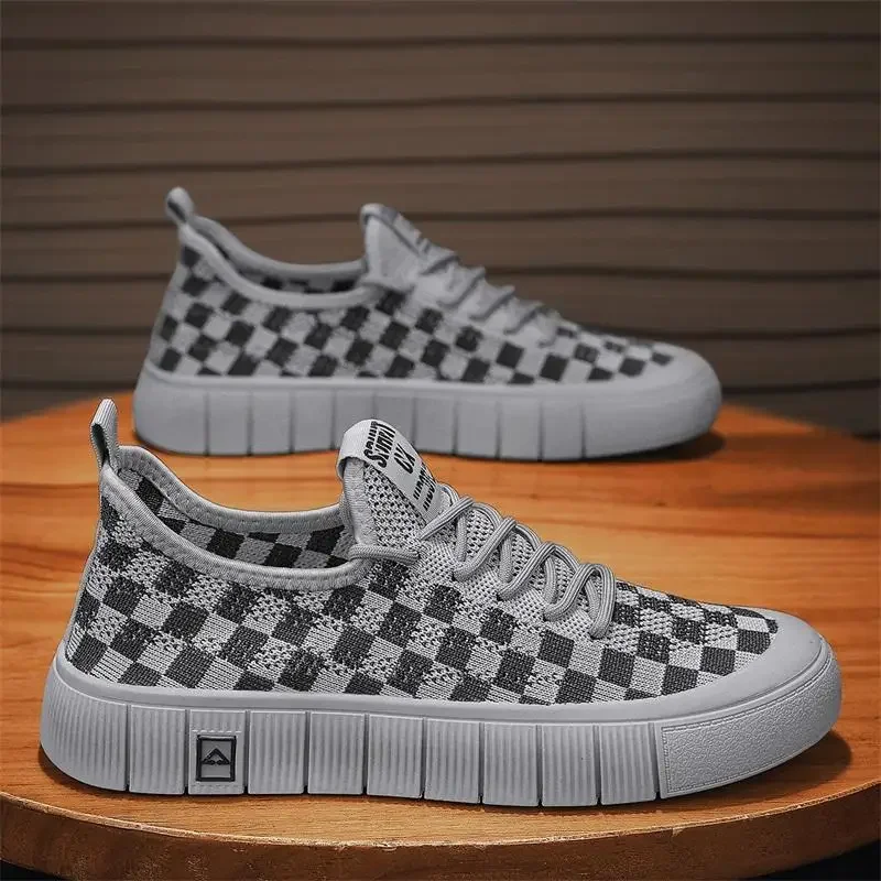 Дышащая Летняя мужская обувь парусиновая повседневная для мужчин обычные