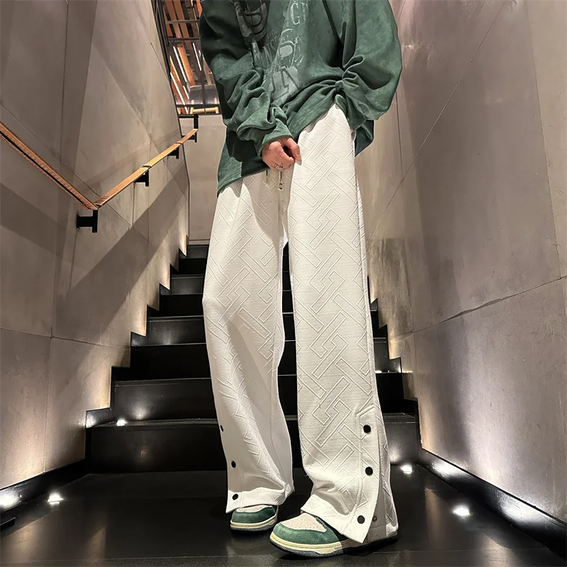 

Мужские модные черные джоггеры, корейские брюки Chandals, мужские летние мужские брюки карго со множеством карманов, повседневный спортивный костюм, брюки