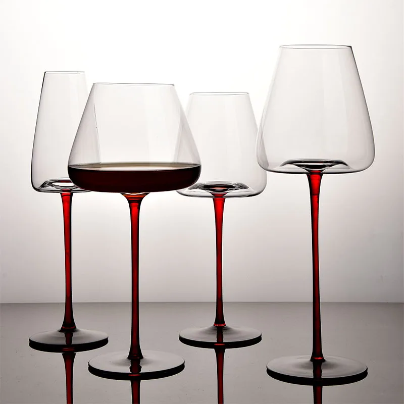 

Luxury Cocktail Wine Glass Goblet Burgundy Belly Cup Water Drinking Glasses Brandy Champagne Glasses Vasos Kitchen Drinkware
