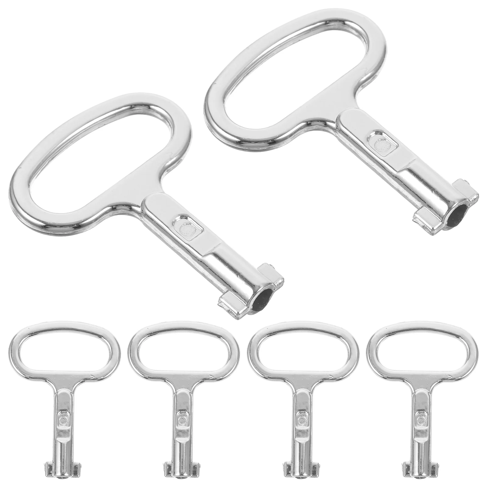 

6 Pcs Plumbing Tools Bleed Key Electric Cabinet Heat Sink Metal Water Radiator Tail Air