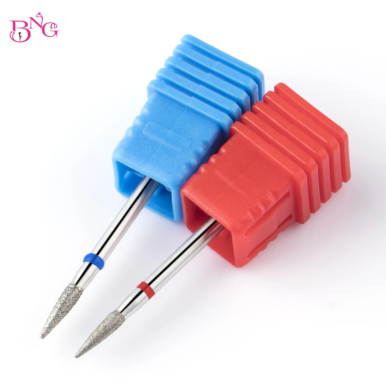 BNG 2 шт. Набор сверл для ногтей алмазных насадок кутикулы дрели E-File Инструменты