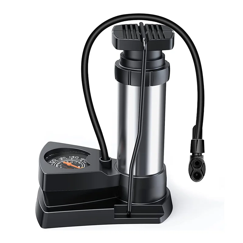 

Велосипедный насос, легкая прочная педаль, манометр, для мячей, плавательных колец-B