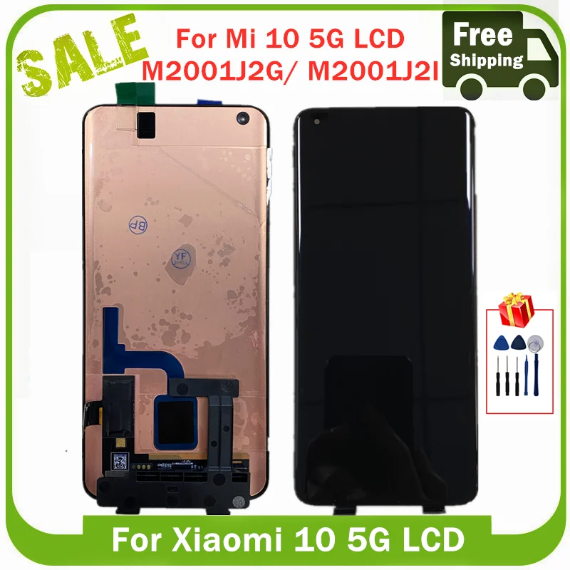 

Super AMOLED For Xiaomi Mi 10 lcd Touch Screen Digitizer Screen Assembly For Xiaomi Mi 10 Pro 5G LCD Display