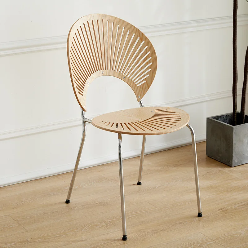 

Новый скандинавский обеденный стул Aoliviya Sh, домашний кофейный стул из массива дерева, простой ретро обеденный стол и стул