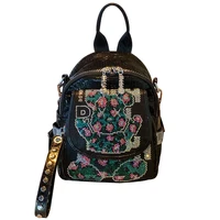 bear cute backpack mini rivet ita bag pack shining rhinestone mini backpack female school bags 2022 trend mochila mujer