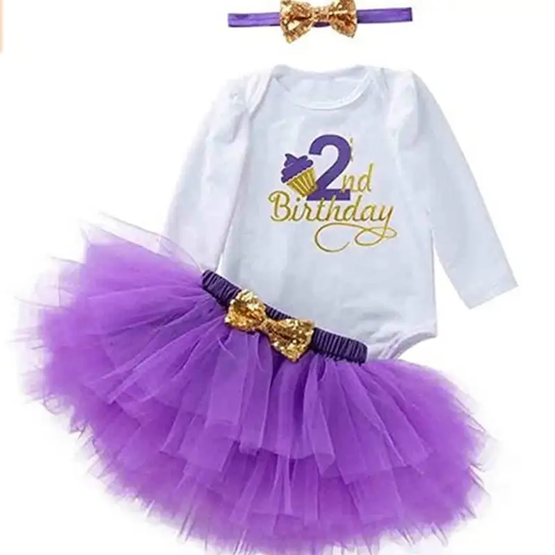 

Girl Pageant Dress Baby Girl Clothes 2nd Birthday Outfit Toddler Girls Baptism Wedding Princess Gown Party Dresses