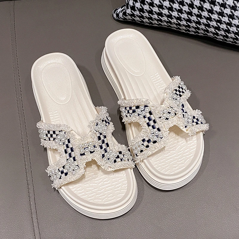 

2023 Ｓummer Ｎew Ｓmall Ｆragrant Ｗind Ｆlat Ｐearl Ｏutside Ｗear Ｓoft Ｂottom Ｆairy Ｗind all-Ｍatch Ｏne Ｗord Ｓlippers