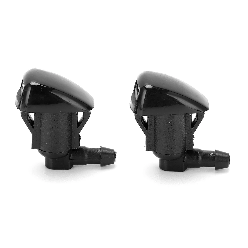 

FOR TACOMA 2005-2015 WINDSHIELD WASHER NOZZLE 2PCS 2x 85381-04040 Accessories Black Easy To Install Front Part