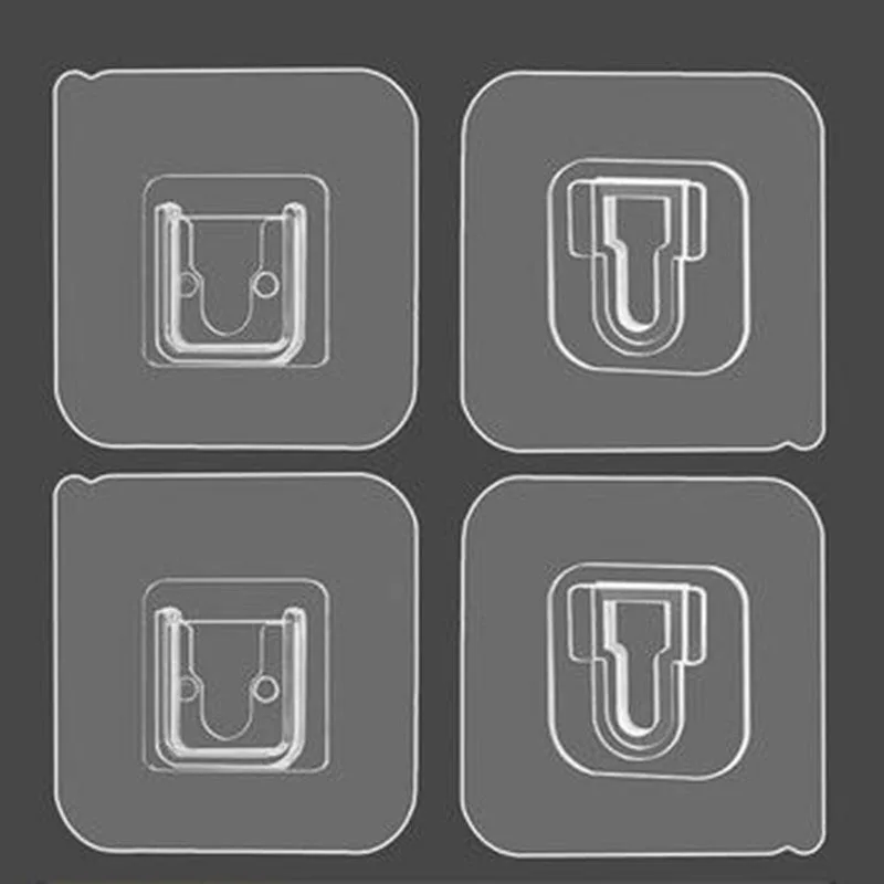 

Бытовой Универсальный крючок, прочный карабин, застежка для букв без следов, пластиковый прозрачный карабин, застежка