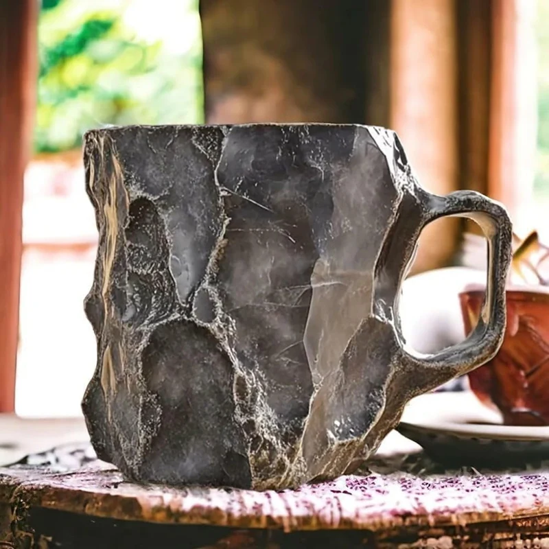Элегантная кофейная кружка Geode Crystal - чашка с кристаллами из кварцевого камня