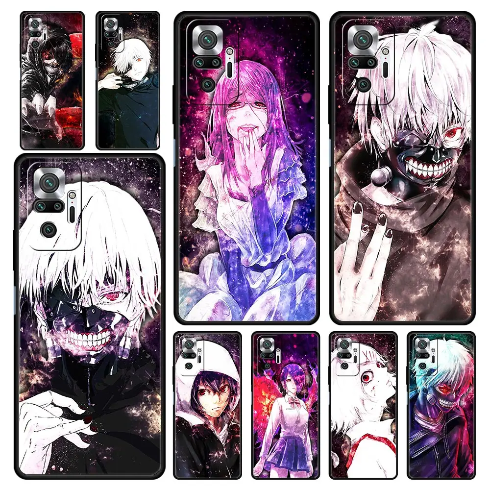 

Tokyo Ghoul Anime Phone Case For Xiaomi Redmi Note 11 10 Pro Soft Shell 9S 9 8 7 9T 8T 9C 9A 8A 11T 5G 10S K50 K40 Gaming Cover