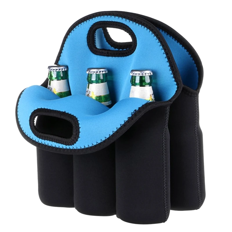 

Insulated Wine Carrier Tote Bag Beer Can Carrier Bottle Holder Baby Cooler Bag for Travel, Wine Tasting, Party Durable 2022 New
