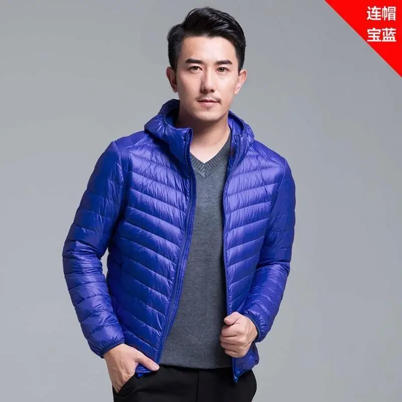 UYUK 2022 New Men Jacket Outwear Windbreaker Casual Zip Up Winter Coat feather Puffer Warm Coat Bomber Casual Fashion Jackets