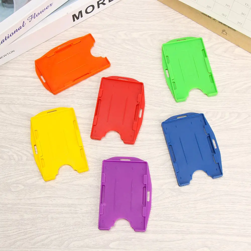

Practical Unisex Office School Badge Multi-use ID Business Case Name Card Work Card Holders Card Sleeve ID Card Pouch