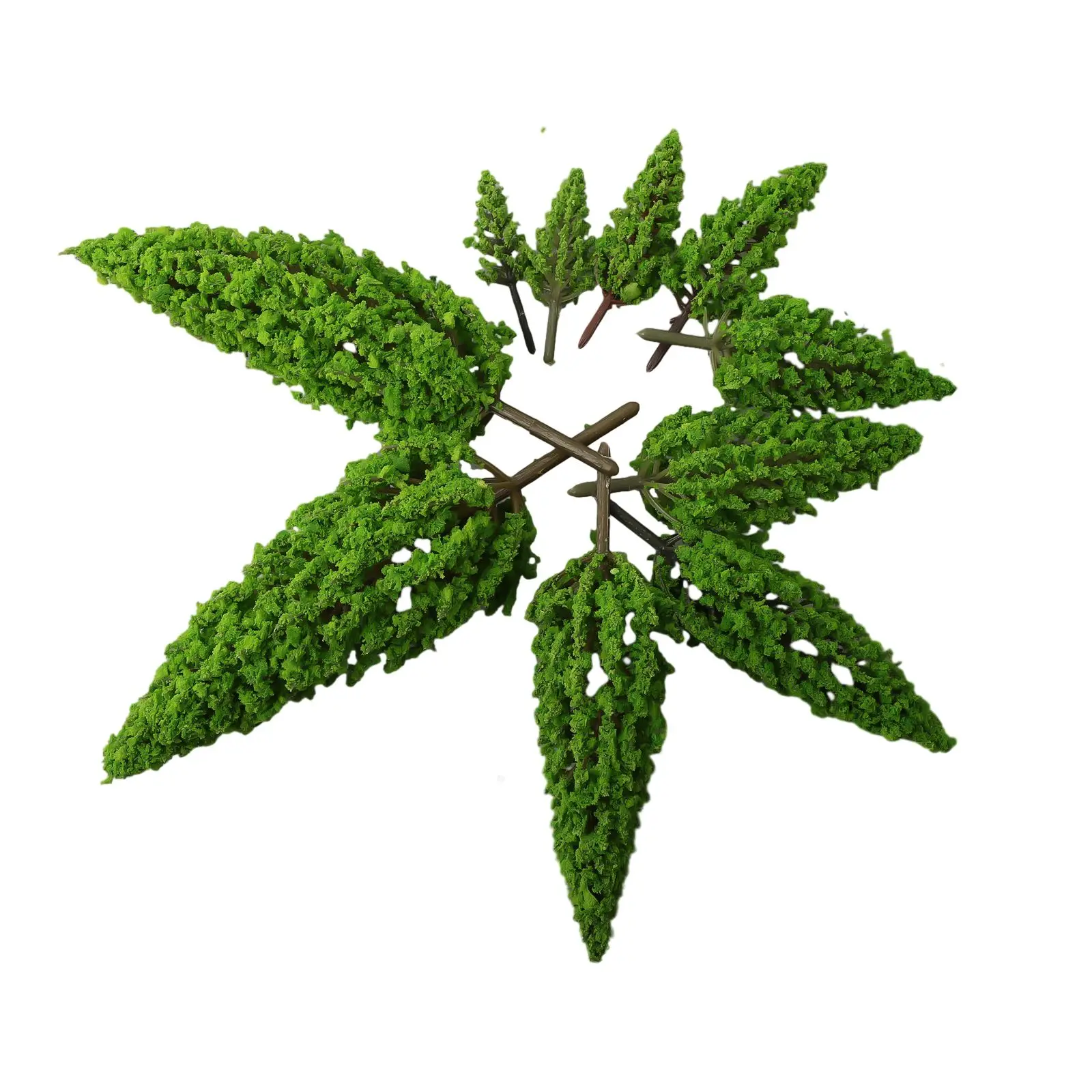 10 шт. модель сосны поезд макет железной дороги диорама военная игра парк здание