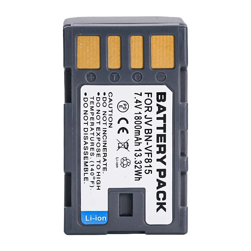 Фото 1800 мАч BN-VF815 Подходит для JVC GZ-HD10 HD3 HD5 HD6 HD7 HD300 HD310 HM200 Батарея для камеры с длительным сроком службы батареи №3