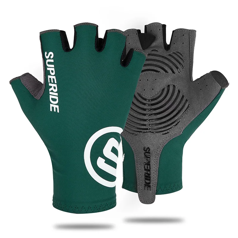 SUPERIDE Half Finger Outdoor Cycling Gloves Gel Padded Shock