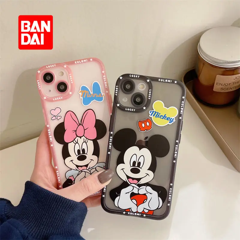 

Bandai Disney Phone Case for iPhone 13Pro 12 12Pro 11 Pro X XS Max XR 7 8 Plus Cartoon Back Covers Kawaii Anti-drop Soft Fundas