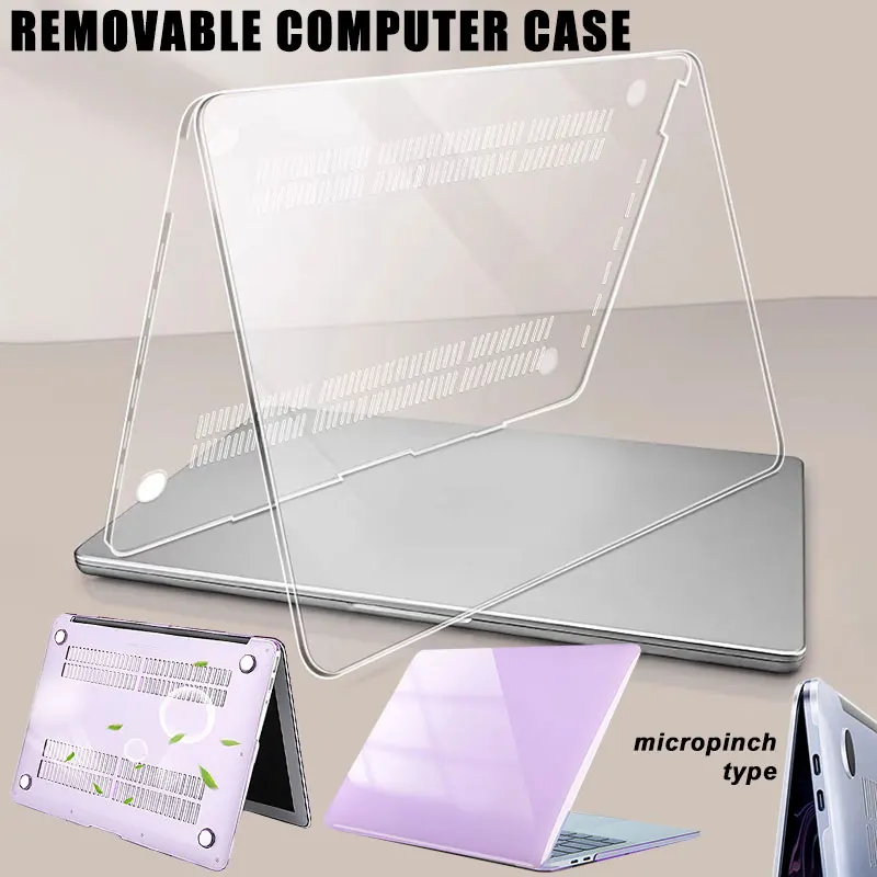 

Capa para laptop para MacBookpro 13.3 Air 13.3 Pro New 13.3 New Pro14 A2442 Pro Crystal transparency Soft Cover Bag acessórios