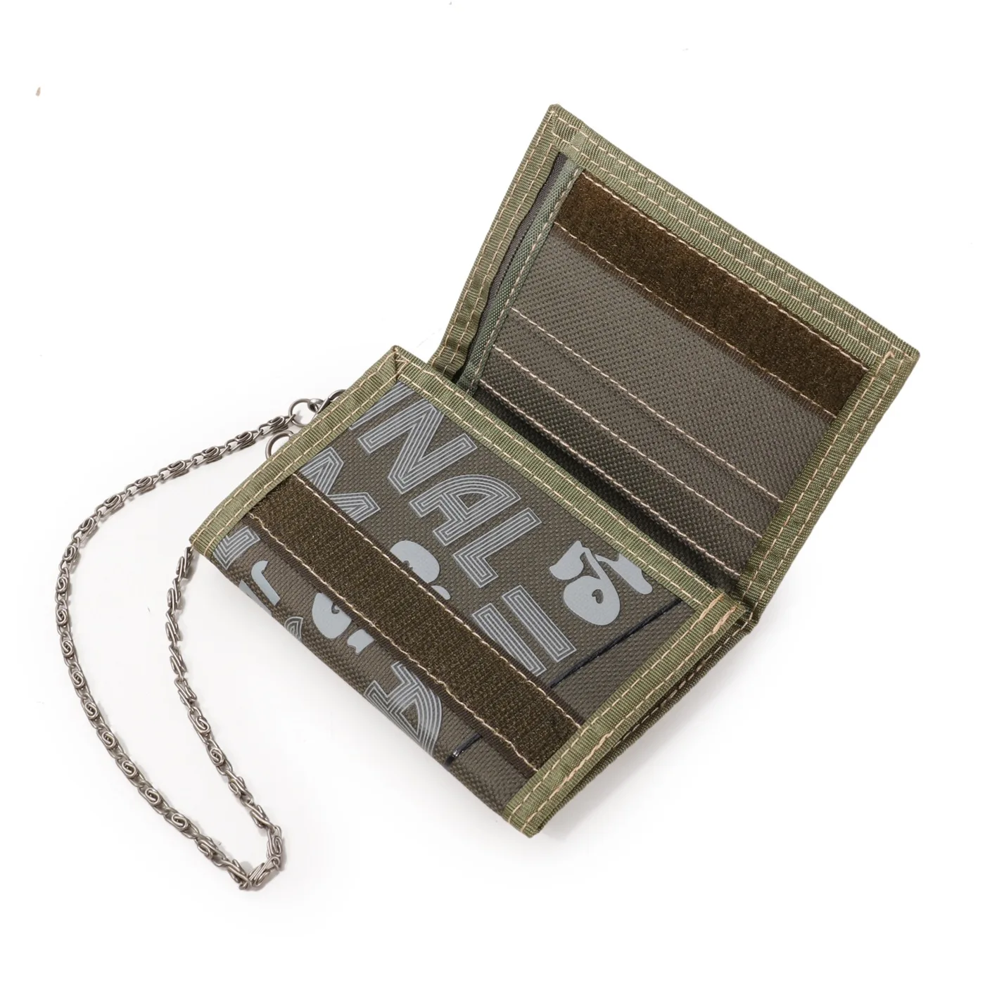 Мужской короткий кошелек с защитой от кражи на цепочке модный Удобный