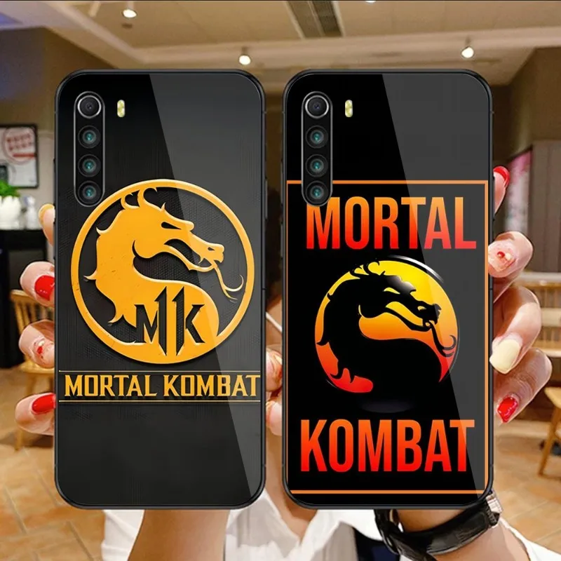 

Чехол для телефона Mortal Kombat для Xiaomi 12, 11T, 10, 9, Redmi Note 11, 10, 10S Pro, Redmi 9, 9A, 8, черный стеклянный чехол для телефона из поликарбоната