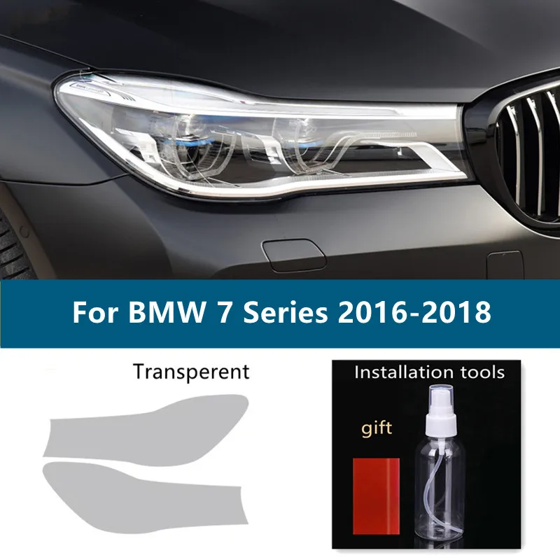 

Для BMW 7 серий 2009-2020 G11 G12 F01 F02 Автомобильная фара ТИНТ дымчато-Черный Защитная пленка прозрачный ТПУ стикер аксессуары 2P