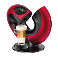 capsule coffee machine eclipse red compatible with dloce gusto and nespeosso capsules
