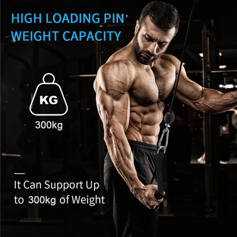 Новинка 1 4 м/1 8 м/2 5 м/3 м проволочная веревка для тренажерного зала сверхпрочная