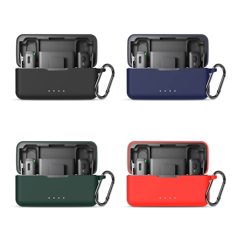 

67JA Soft Silicone Protective Microphone Case Waterproof Cover for dji Action 2 OM 5