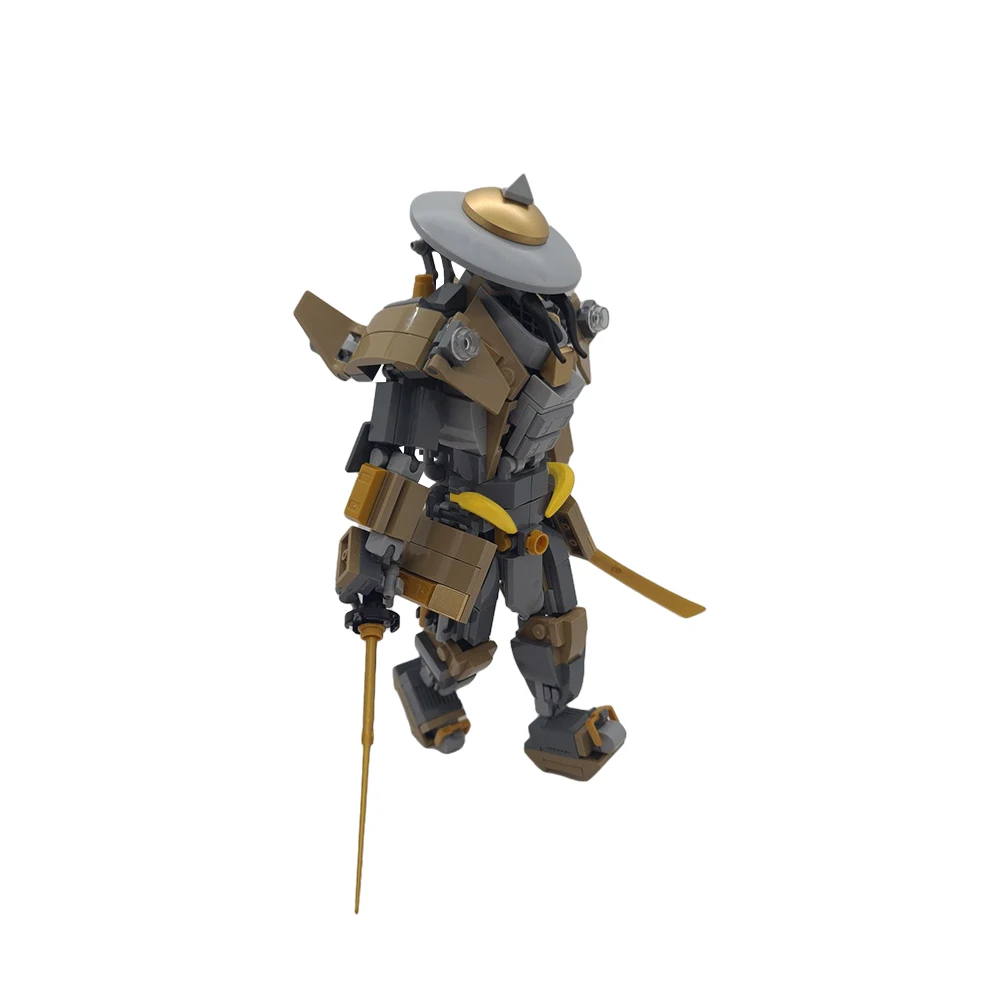 

MOC Swordsman The Ronin Samurai Mecha Building Blocks Set Warrior Ninja Robot Bricks Idea Toys For Children Kids Birthday Gifts