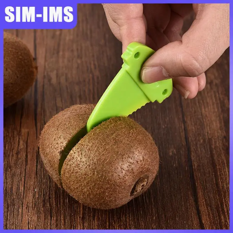 

2/4/6PCS Detachable Kiwifruit Slicer Kitchen Tool Creative Corer Kitchen Gadgets Fast Slicer Stainless Steel Kiwi Fruit Cutting