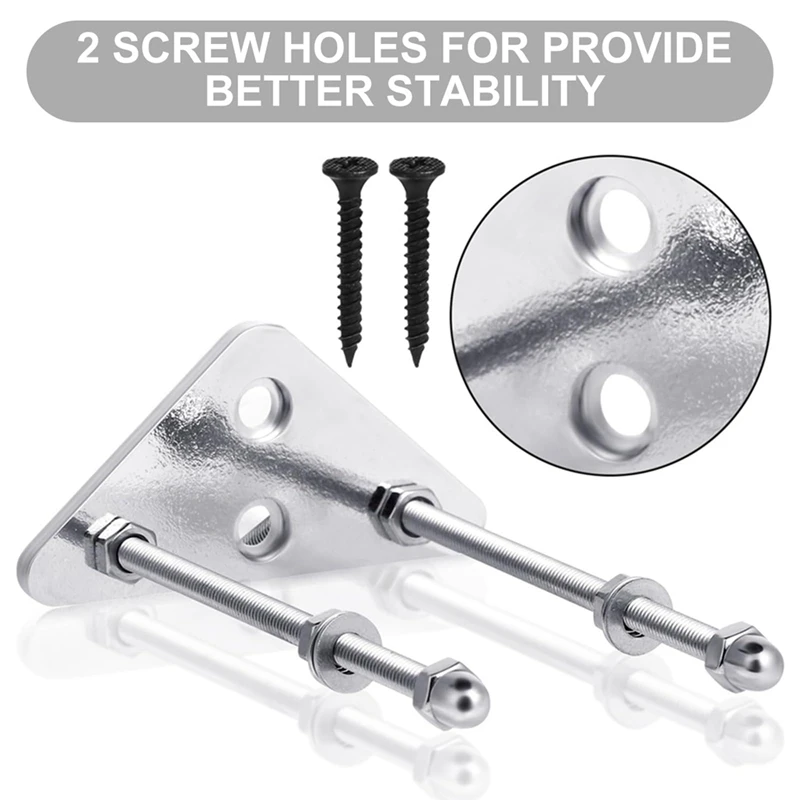 4 шт. настенное крепление для скейтборда металлическая вешалка с винтовыми