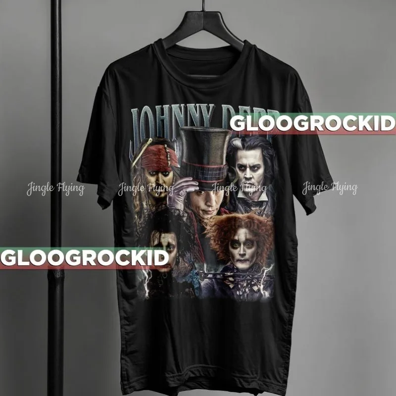 Ограниченная серия Johnny Depp винтажный подарок для женщин и мужчин футболка унисекс