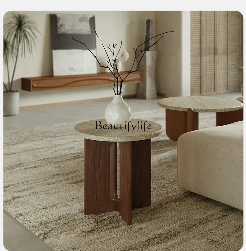 Wabi песок ветер ретро Дерево гостиная диван пещера каменная кромка несколько