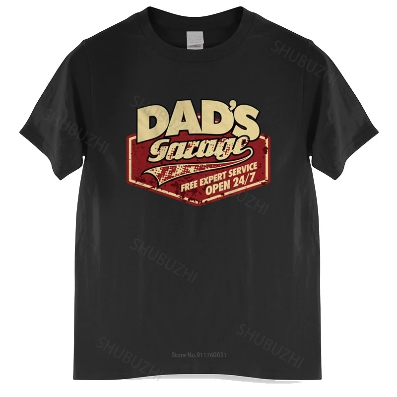 

Summer mens tshirt Dad Garage Mens Funny Car T Shirt - Mechanic Birthday Gift for Dad unisex t-shirt teenagers cool tops