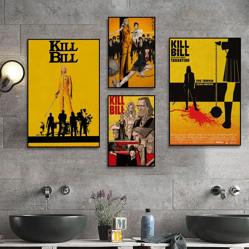 

Kill Bill DIY Poster For Living Room Bar Decoration Nordic Home Decor