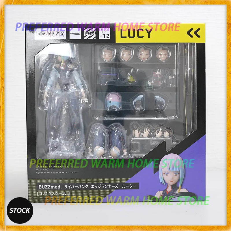 Фото В наличии: Коллекционная подвижная фигурка Aniplex BUZZmod LUCY (Люси) Кушинада, масштаб 1/12, по мотивам Cyberpunk: Edgerunners №1