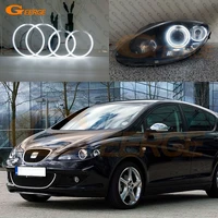 for seat toledo mk3 5p 2004 2005 2006 2007 2008 2009 headlight excellent ultra bright ccfl angel eyes kit halo rings