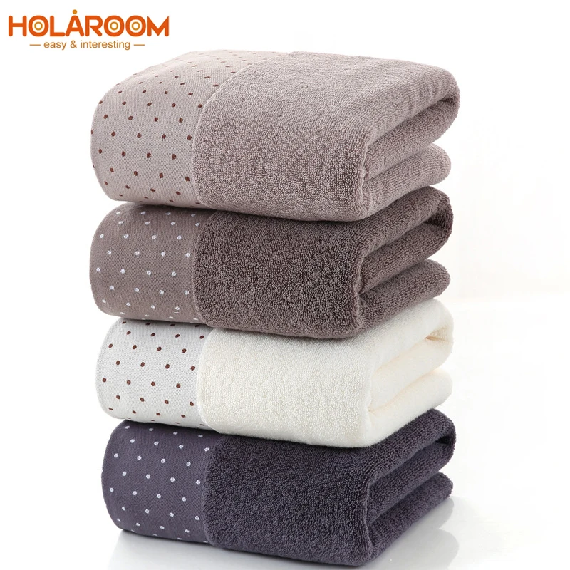 

Holaroom Bath Shower Towel Soft Face Bath Towels Cotton Long-Staple Towels In Many Colors Hand Washcloth Home Bathroom Products