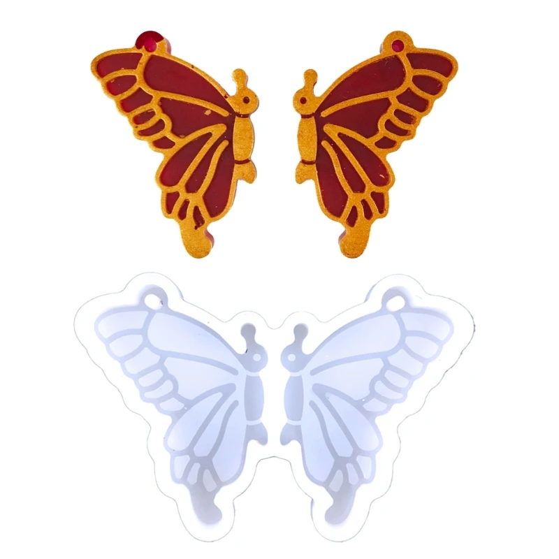 

Keychain Silicone Molds Keychain Charms Mold Butterfly-Epoxy Resin Casting Mold