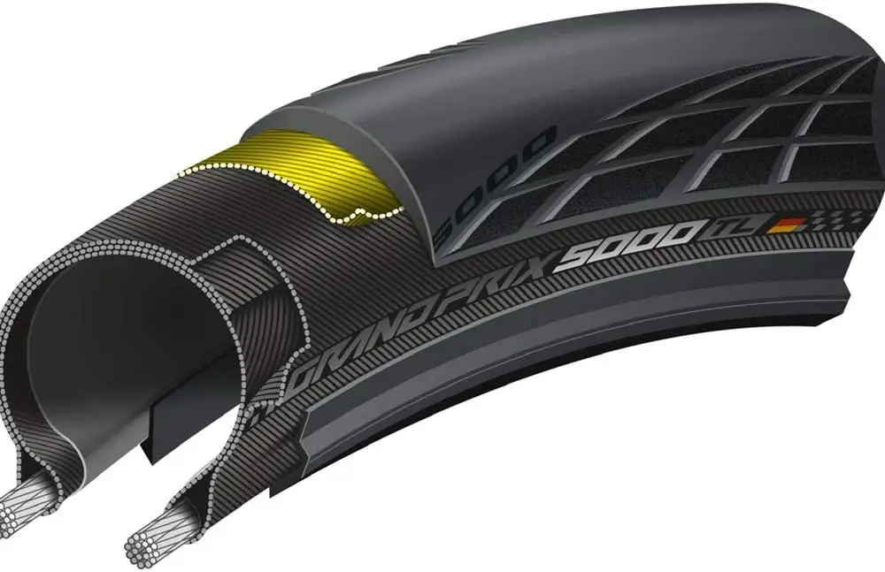 

Grand Prix 5000 TL 700X32 черный-BW + черный Чили, 700X32