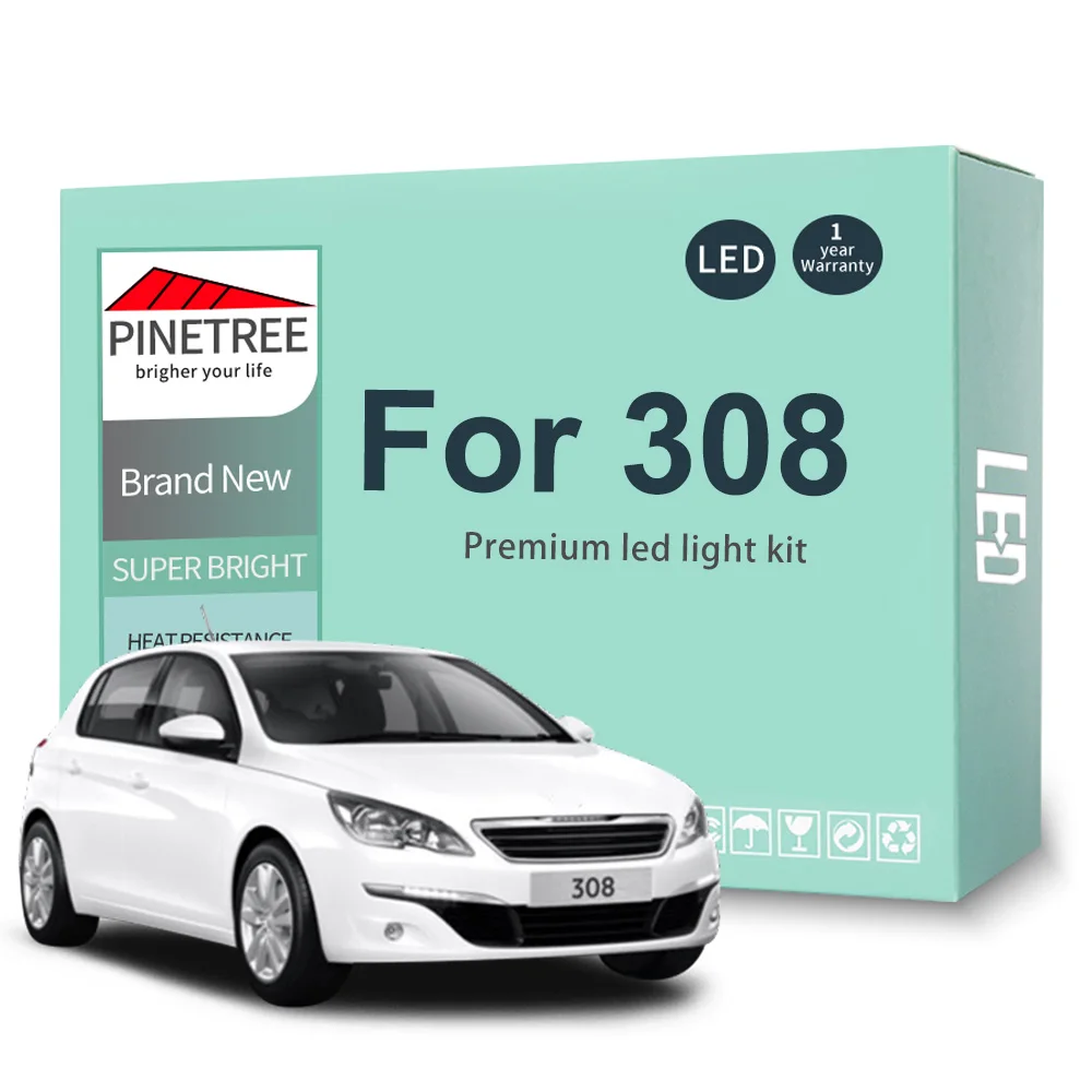 

Led Interior Light Kit For Peugeot 308 I II CC 2007-2014 2015 2016 2017 2018 2019 2020 LED Bulbs Canbus Error Free
