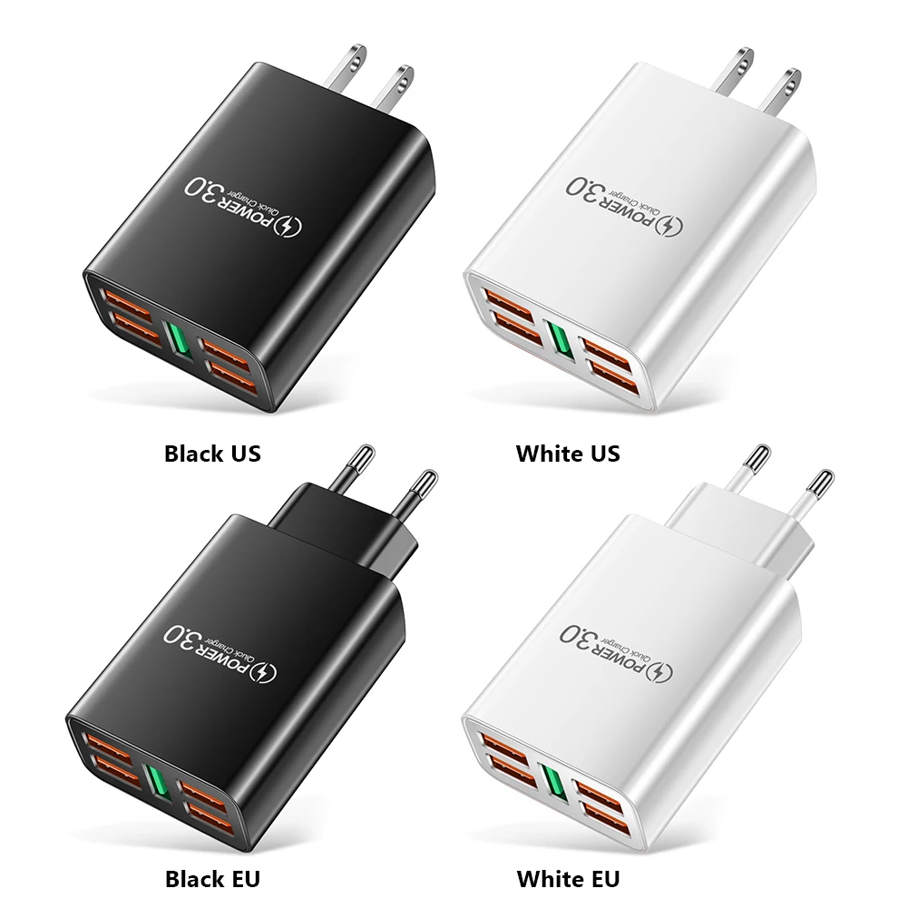 Универсальное зарядное устройство для смартфона 2 А 5USB-портов |