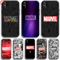 marvel logo avengers for xiaomi redmi 9i phone case 6 53 inch soft silicon coque cover black funda comics captain america