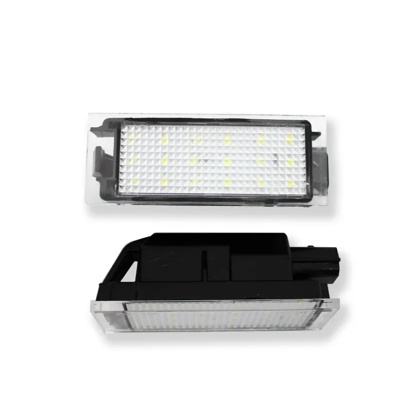 Автомобильный светодиодный светильник номерного знака Canbus для Renault Megane 3 Clio Laguna 2