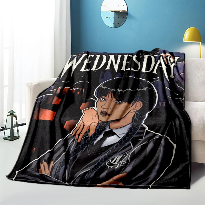 

Wednesday blanket Sofa household blankets for beds custom thin blanket for bed picnic blanket Throw blanket Cooling blanket