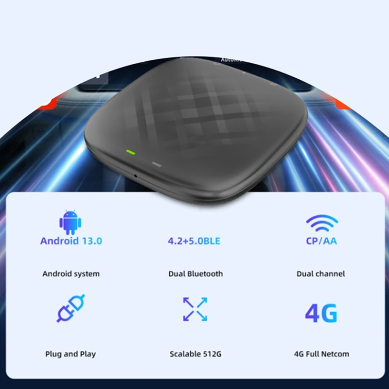 Беспроводной адаптер Carplay Ai Box Android Auto Portatil Magic