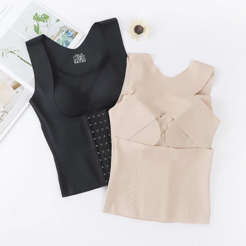 

Женский утягивающий корсет для талии, бесшовный утягивающий Топ, утягивающий живот