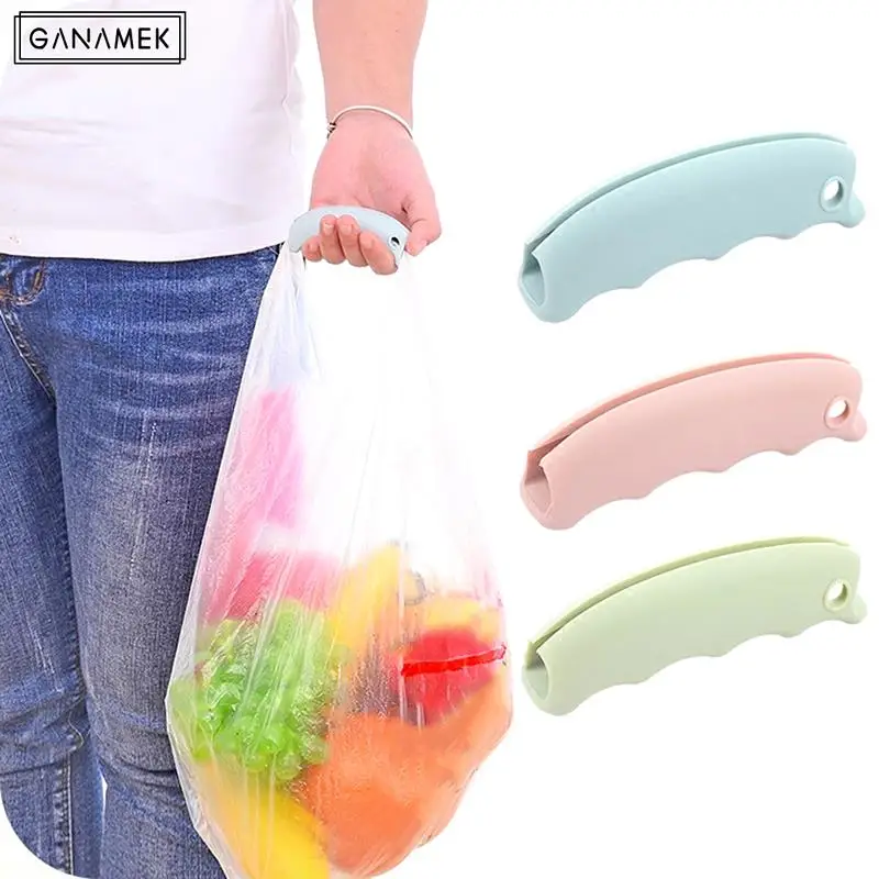 Мягкий силиконовый держатель для продуктов удобная ручка сумка покупок